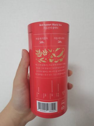 마시다 붉은 석양 빛을 담은 프리미엄 수제 블렌딩 홍차, 레드선셋블랙티 — 5점을 준 리뷰어가 2021년 4월 올린 사용 사진