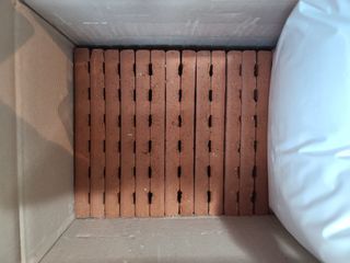 [신흥산업] 붙이는 벽돌 황토 파벽돌 230mm 45장,  욕실 인테리어 실내장식 셀프인테리어 — 5점을 준 리뷰어가 2023년 5월 올린 사용 사진