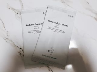[이즈라이프코스메틱] 퍼퓸 드라이어 시트 히노끼향  or 블랑향 2중 택1 30매 — 5점을 준 리뷰어가 2021년 5월 올린 사용 사진