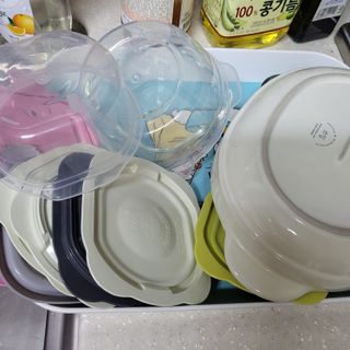 부직포나라 중금속유해물질ZERO 뜯어쓰는 주방 일회용수세미 60매 2매 — 5점을 준 리뷰어가 2022년 10월 올린 사용 사진