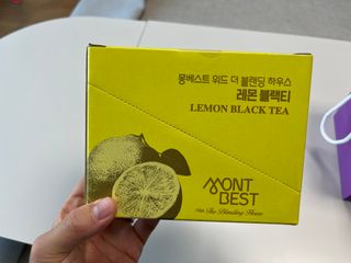 몽베스트 위드더 블랜딩 하우스 _레몬 블랙티 — 5점을 준 리뷰어가 2023년 1월 올린 사용 사진