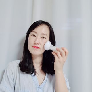 리더스코스메틱 리더스 카밍 페이스 쿨러 + 카밍 바이오틱스 앰플 — 5점을 준 리뷰어가 2021년 8월 올린 사용 사진
