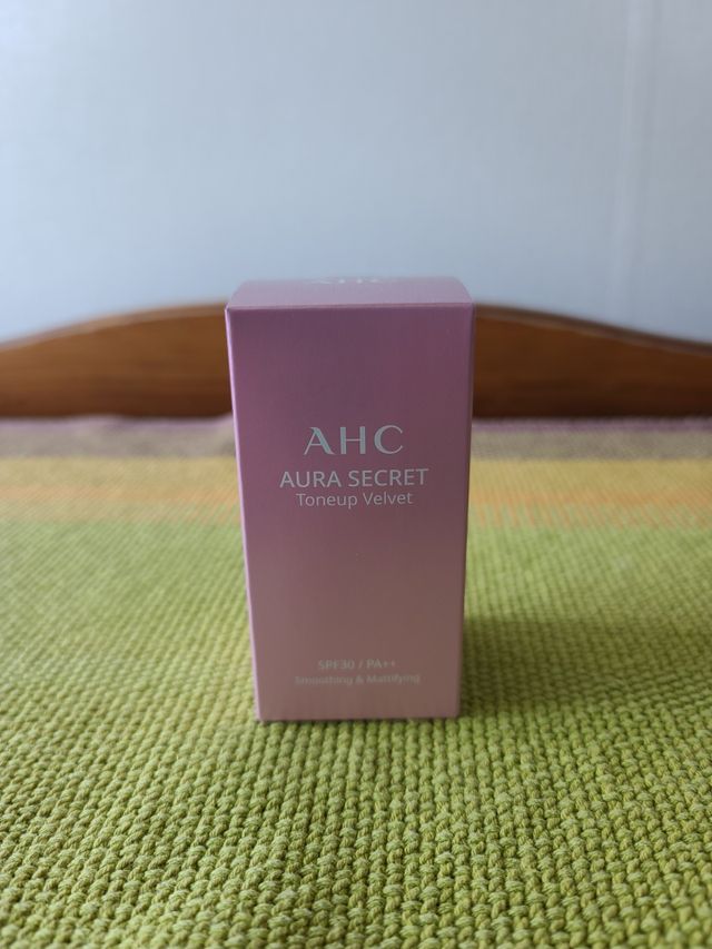 AHC 아우라 시크릿 톤업 벨벳 리뷰 사진