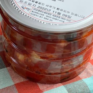 셰프애찬 알배기 겉절이 김치 1kg — 5점을 준 리뷰어가 2022년 11월 올린 사용 사진