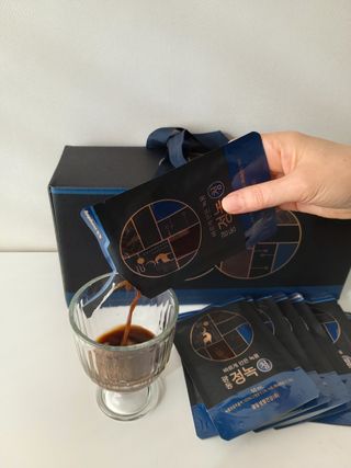 광동생활건강 [광동] 바르게 만든 녹용, 광동정녹청 30포. — 5점을 준 리뷰어가 2022년 1월 올린 사용 사진