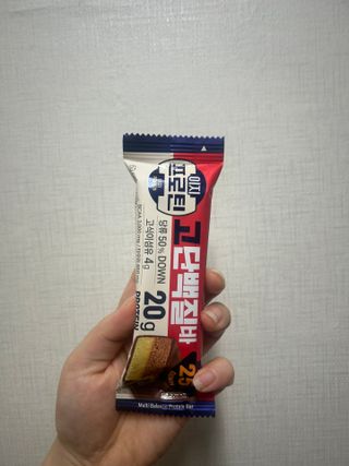 이지프로틴바 3종x각 2ea (고단백질바, 멀티단백질바, 식물성단백질바) — 5점을 준 리뷰어가 2024년 2월 올린 사용 사진