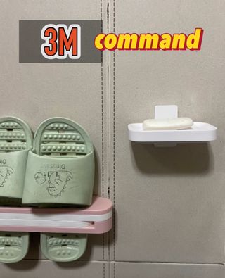 3M 클립이 유연한 칫솔걸이 + 물받이 분리 가능 비누 받침대 — 5점을 준 리뷰어가 2024년 5월 올린 사용 사진