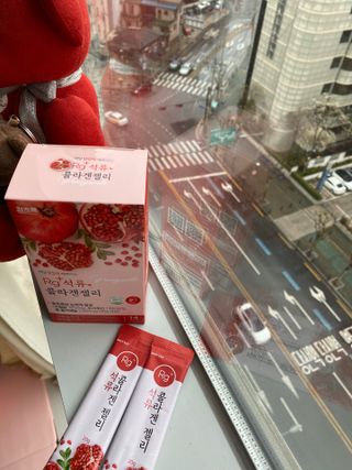 함초록 Rg+ 석류콜라겐젤리 — 5점을 준 리뷰어가 2021년 3월 올린 사용 사진