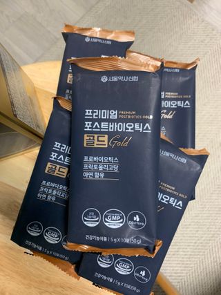 서울약사신협_프리미엄포스트바이오틱스골드_5g x 50포 — 5점을 준 리뷰어가 2021년 1월 올린 사용 사진