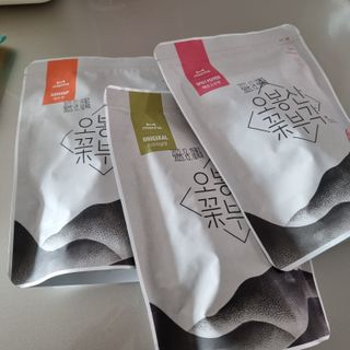 오봉산꽃부각 [만나식품] 오봉산 꽃부각 3가지 맛(오리지널, 새우맛, 매운고추맛) — 4.5점을 준 리뷰어가 2022년 12월 올린 사용 사진