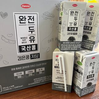 완전두유 국산콩 저당 3종 — 4점을 준 리뷰어가 2022년 10월 올린 사용 사진