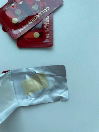 프리마인 귀족의 콜라겐, 92배 흡수율. 럭셔리 프리미엄 CH.V콜라겐필름 30매 — 4점을 준 리뷰어가 2022년 4월 올린 사용 사진