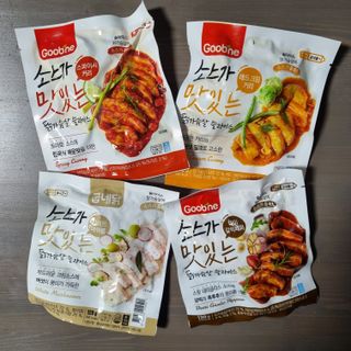 굽네몰 [굽네] 소스가 맛있는 닭가슴살 슬라이스 4종 — 5점을 준 리뷰어가 2021년 4월 올린 사용 사진