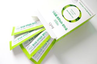 아임오 풋사과 식이섬유 밸런스 젤리 14포 — 5점을 준 리뷰어가 2021년 10월 올린 사용 사진