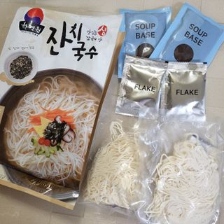 [한면원] 잔치국수 2인분 — 5점을 준 리뷰어가 2022년 7월 올린 사용 사진