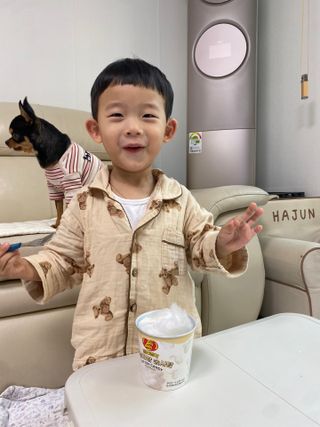 젤리벨리 솜사탕 2종-딸기치즈케이크, 바닐라 — 5점을 준 리뷰어가 2022년 2월 올린 사용 사진