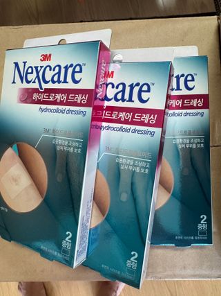 3M 넥스케어 습윤밴드 하이드로케어 밴드 프리컷 중형 6매 (2매x3개) — 5점을 준 리뷰어가 2025년 9월 올린 사용 사진