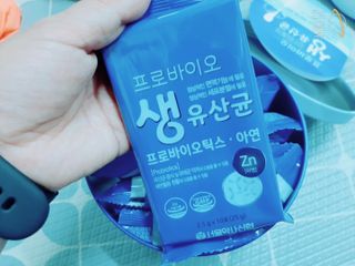 서울약사신협_프로바이오생유산균_2.5G x 100포 — 5점을 준 리뷰어가 2021년 5월 올린 사용 사진