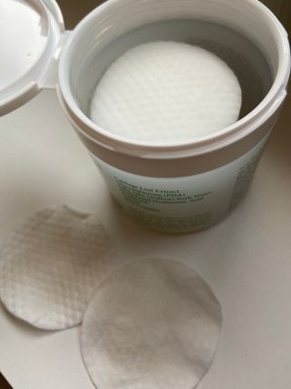 키노닉스 양배추 카밍 진정 토너패드 — 5점을 준 리뷰어가 2021년 8월 올린 사용 사진