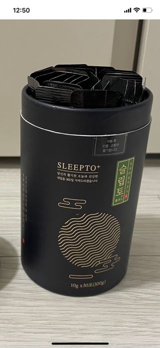 프리마인 자체 기업부설 연구소에서 찾아낸 건강한 수면의 비밀.  슬립토 플러스 30포 — 5점을 준 리뷰어가 2022년 1월 올린 사용 사진