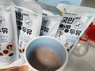 국민바이오 약콩두유 — 5점을 준 리뷰어가 2022년 5월 올린 사용 사진