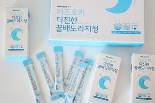 [이뮤니티플러스]우리아이 면역오키, 건강오키 _ 키즈오키 더진한꿀배도라지청 10포 1box — 5점을 준 리뷰어가 2022년 5월 올린 사용 사진