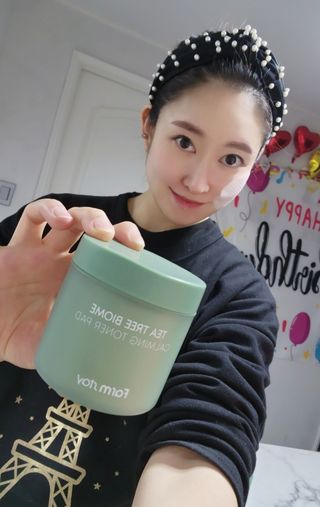 팜스테이 티트리 바이옴 카밍 토너 패드 — 5점을 준 리뷰어가 2023년 1월 올린 사용 사진