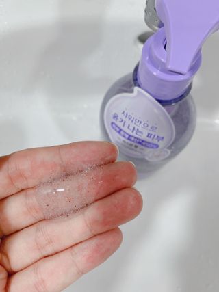벨먼 내추럴스파 수분광채 스크럽 바디워시 600ml 5종 — 5점을 준 리뷰어가 2022년 5월 올린 사용 사진