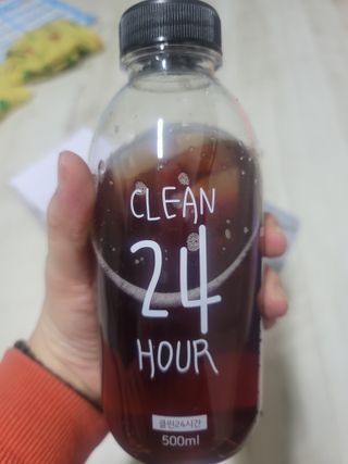 클린24시간 1BOX(5포) + 전용보틀(500ml) — 5점을 준 리뷰어가 2022년 12월 올린 사용 사진