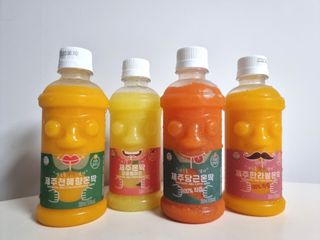 탐라원 제주의 맛, 몬딱주스 4종세트 - 한라봉몬딱주스, 천혜향몬딱주스, 청귤에이드, 당근몬딱주스 — 5점을 준 리뷰어가 2021년 8월 올린 사용 사진