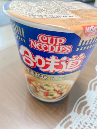 NISSIN 닛신 컵누들  4종 - 씨푸드오리지날, 씨푸드 스파이시, 씨푸드 커리, 씨푸드 XO소스 — 4점을 준 리뷰어가 2022년 1월 올린 사용 사진