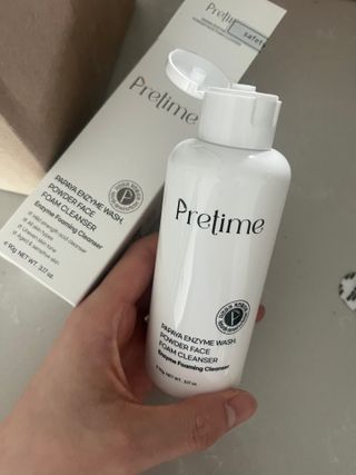 프리타임1 프리타임 파파야 엔자임 워시, 파우더 페이스 폼 클렌저 — 5점을 준 리뷰어가 2023년 4월 올린 사용 사진