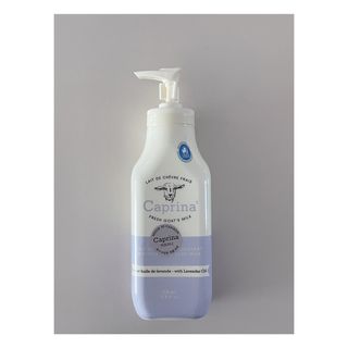 카프리나 산양밀크 모이스춰라이징 바디로션 350ml(라벤더향) — 4점을 준 리뷰어가 2023년 5월 올린 사용 사진