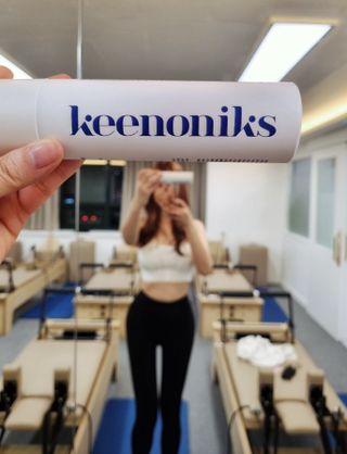 키노닉스 3종 세트 [펀더멘탈앰플 + 로지톤업선밀크 + 블루밍세럼인미스트] — 5점을 준 리뷰어가 2022년 3월 올린 사용 사진