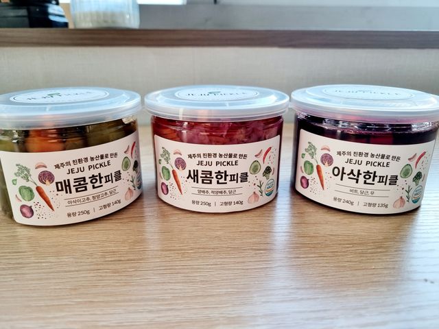 [제주피클] 수제피클 3종세트(새콤, 아삭, 매콤) 리뷰 사진