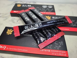 새롬바이오 리생 미쾌변 차전자피 식이섬유 건강기능식품 3팩 — 5점을 준 리뷰어가 2021년 5월 올린 사용 사진