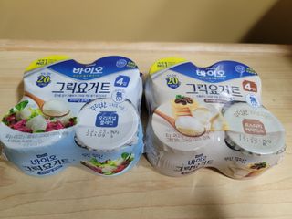 매일바이오 그릭요거트 오리지널 플레인 4개, 로스터리 커피믹스 4개 — 5점을 준 리뷰어가 2021년 12월 올린 사용 사진