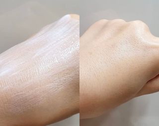 [후르디아] 혼합자차 선 에센스+톤업 선크림 2종 — 5점을 준 리뷰어가 2021년 4월 올린 사용 사진