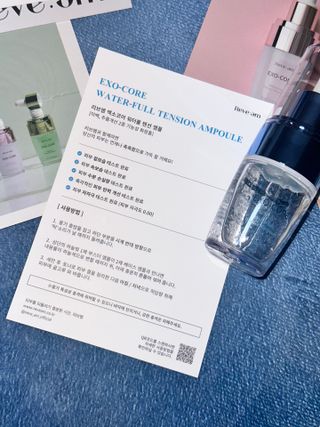 나우 [리브엠] 화해 1등 수분앰플 , 엑소코어 워터풀 텐션 앰플 — 5점을 준 리뷰어가 2023년 6월 올린 사용 사진