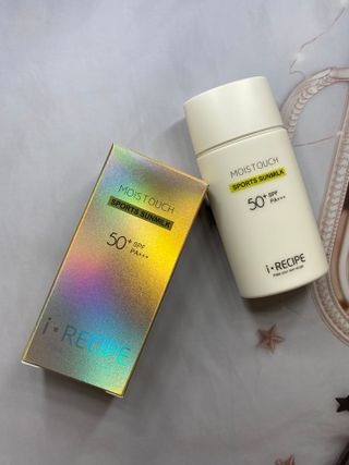 아이레시피 모이스트터치 스포츠 선밀크 50ml (SPF50+ PA+++) — 5점을 준 리뷰어가 2023년 2월 올린 사용 사진