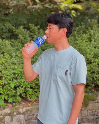 [동아오츠카] 포카리스웨트  500ml PET + 이온워터 500ml PET — 5점을 준 리뷰어가 2025년 7월 올린 사용 사진