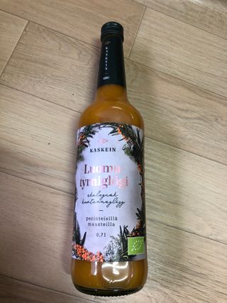 H365 [Kaskein Luomutyrniglögi] 핀란드 전통 무알콜 멀드와인 시벅톤 글로기 — 5점을 준 리뷰어가 2021년 4월 올린 사용 사진