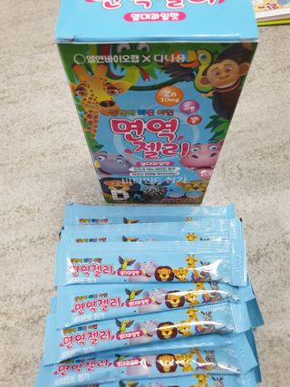 다나음 셀렌에 빠진 아연면역젤리 열대과일맛+사과맛 — 5점을 준 리뷰어가 2023년 1월 올린 사용 사진