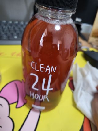 클린24시간 1BOX(5포) + 전용보틀(500ml) — 5점을 준 리뷰어가 2022년 9월 올린 사용 사진
