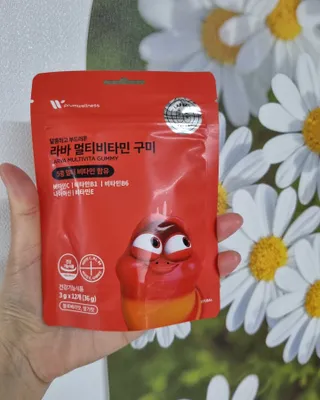 [푸름웰니스] 라바 멀티비타민 구미 36g — 3점을 준 리뷰어가 2022년 4월 올린 사용 사진