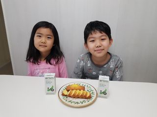 이롬 erom 황성주박사의 국산콩 두유 검은콩 고칼슘 — 5점을 준 리뷰어가 2020년 12월 올린 사용 사진