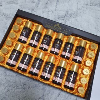 서울약사신협_프리미엄황삼골드_3.75g x 12환+75mgx12병 — 5점을 준 리뷰어가 2021년 1월 올린 사용 사진
