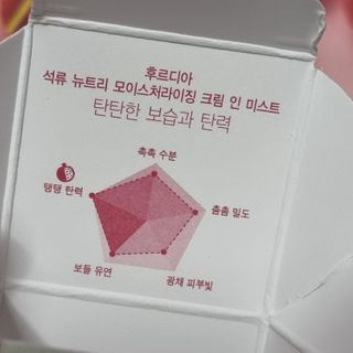 [후르디아] 주름 개선 기능성-석류 크림 미스트 — 3점을 준 리뷰어가 2021년 2월 올린 사용 사진