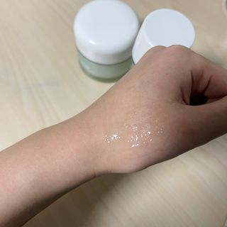 김정문알로에 큐어 큐어 알로에 리프레쉬 젤리 세럼, 큐어 알로에 하이드로 젤리 크림 — 5점을 준 리뷰어가 2021년 3월 올린 사용 사진