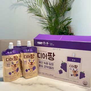 [몸엔용] 우리 아이 건강간식, 달콤한 녹용곤약젤리 디어팡 4종 — 5점을 준 리뷰어가 2022년 3월 올린 사용 사진